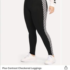 Checkered leggings (SIZE L)